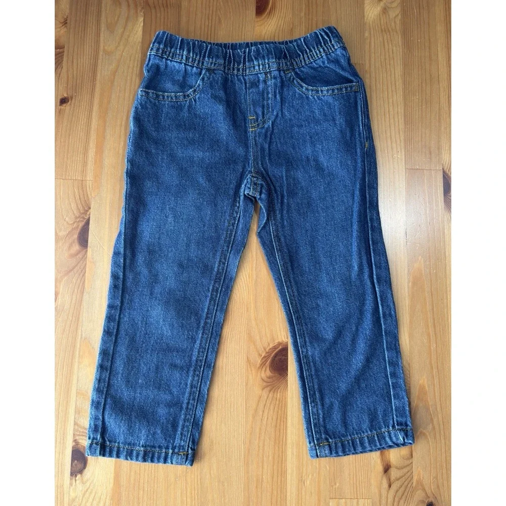 Wrangler 2Pc Toddler Jeans and Button Down Shirt Set Size 2T